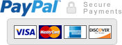 Paypal - VISA- MASTERCARD - AMEX - DISCOVER
